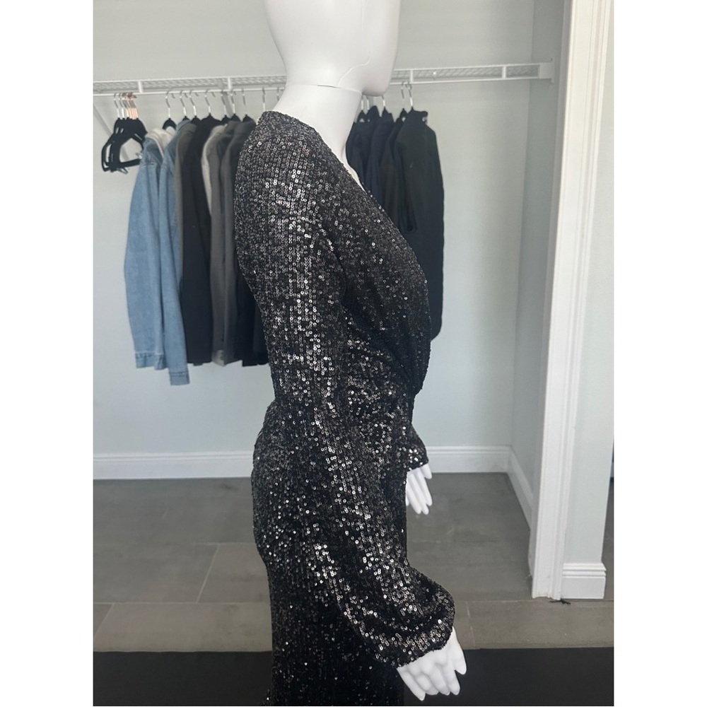 Fashion Nova ~ NWT Sequin Maxi Dress/Gown - Picture 7 of 12